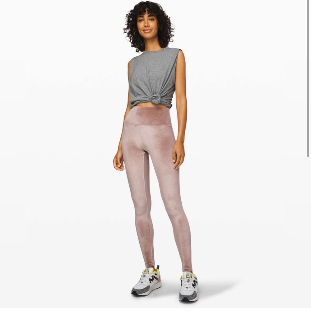 Lululemon Wunder Lounge High Rise Tight 28” Velvet Leggings